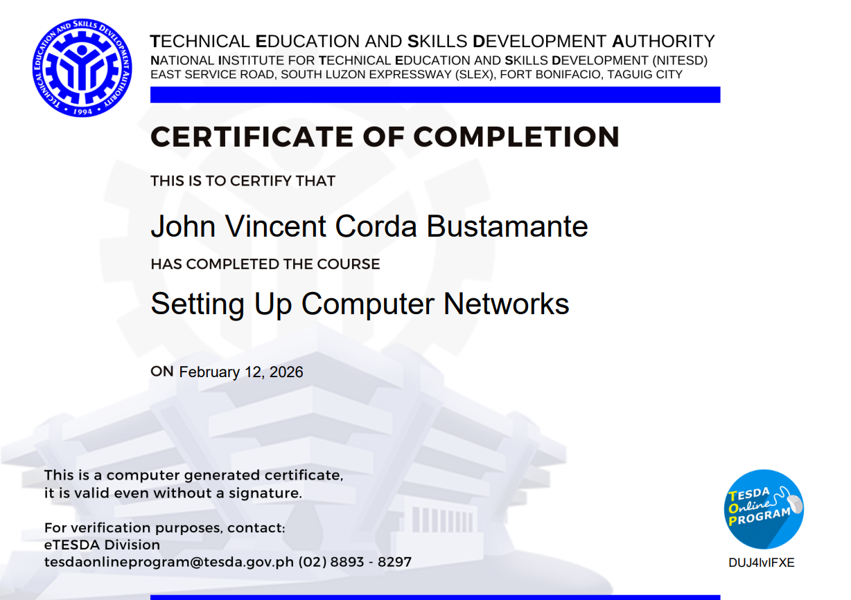 Certificate 5