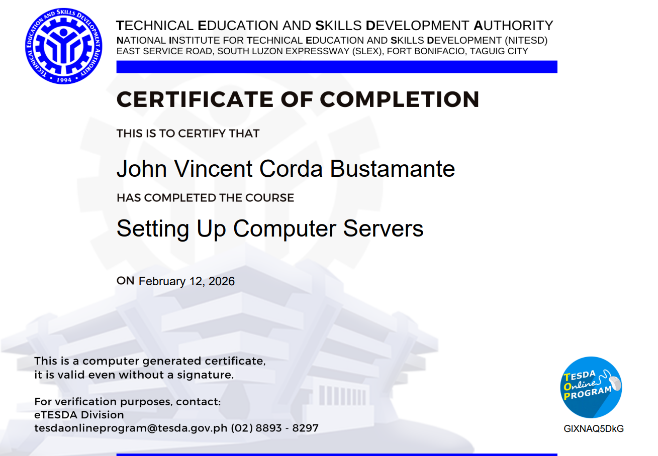 Certificate 6